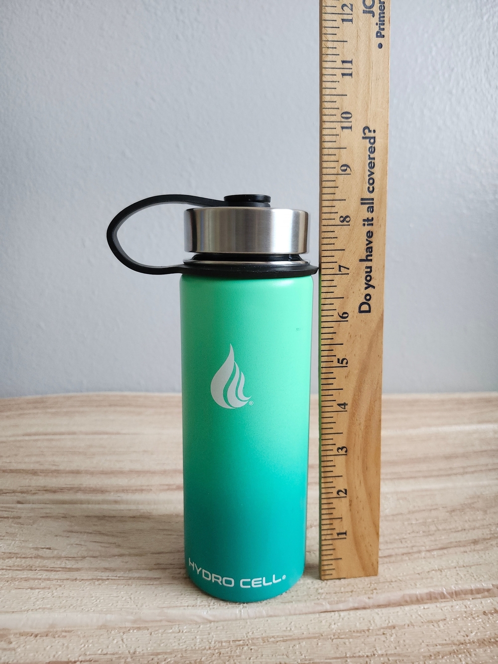 Hydro Cell Mint Green Gradient 24oz Insulated Wide Mouth Water Bottle